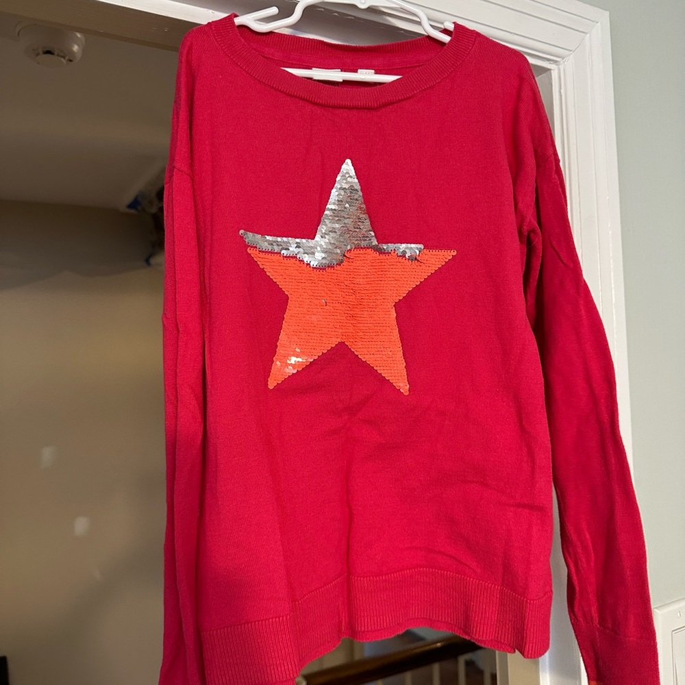 EUC XL gap kids sequin sweater